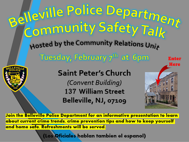 The Official Website of The Township of Belleville, NJ - News